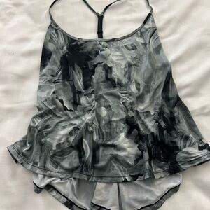 Nike Women's Black and Gray tank top